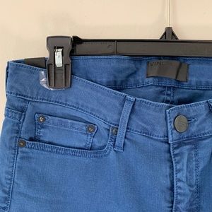 Vince blue “Royal” wash ankle crop jeans size 30